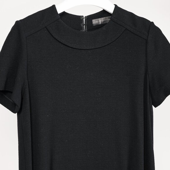 Proenza Schouler Black Knit Short-Sleeve Mini Dress - Picture 3 of 8